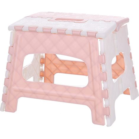 Tabouret en plastique épais, tabouret pliant de camping, tabouret portable avec poignée, petit tabouret, tabouret portatif, 150 kg (1/5)