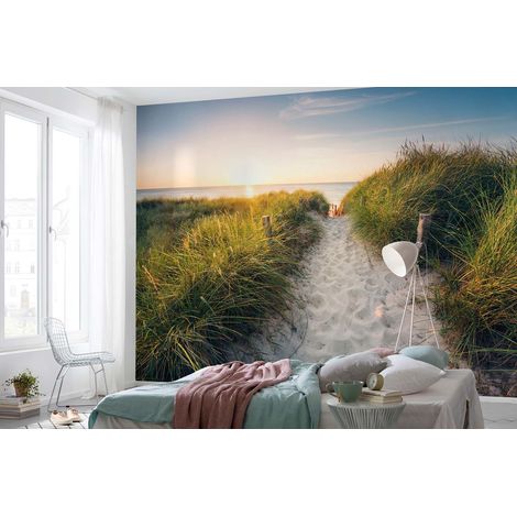 Komar Way to the Beach 368 x 248 cm, Papier peint panoramique XXL4-076, photomurale sur intissé (1/3)