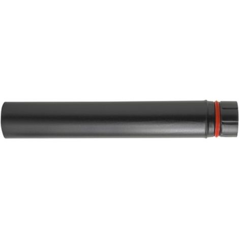 TUBO ECO-PELLET H. 500 MM SMALTATO NERO Diam. 100