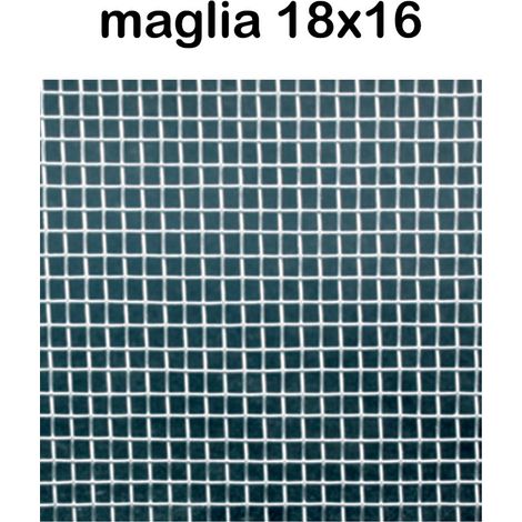 Tela Zanzariera Kasart Alluminio Maglia 18 X 16 0,50 X 30 Mt