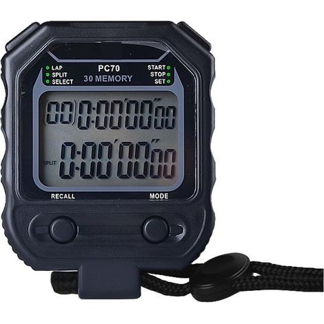 Chronomètre PC80 70 90 Course 30 Voies Arbitre Course Athlétisme Multipiste(PC70 Double Rows of 30 Lanes)