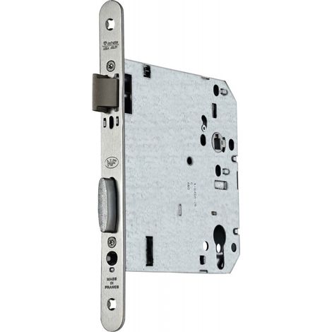 Serrure monopoint à larder PMR inox série D45 pêne dormant axe 120mm - VACHETTE - 22723000