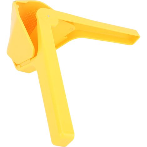 Presse-citron manuel en plastique, presse-citron manuel, presse-agrumes manuel pour extraire un maximum de jus, jaune (1/5)