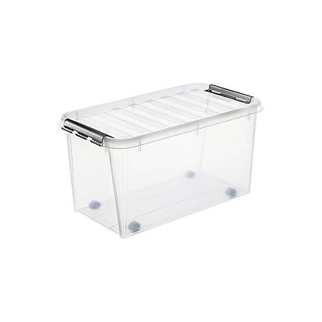 ORTHEX CLIPBOX SMART STORE CLASSIC 70 TRANSPARENT AVEC ROULETTES 3530170