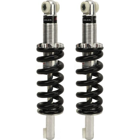 Coppia di ammortizzatori da 215 mm, 2000 libbre, 8T, smorzamento regolabile, ammortizzatori per moto da cross, ATV e go-kart da 47cc a 125cc.