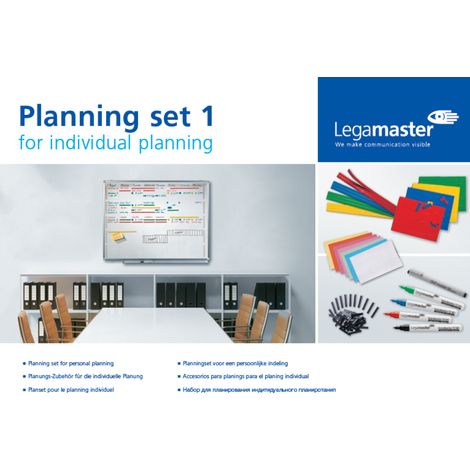 Kit de planification 1 - set pour tableaux blancs (Legamaster)