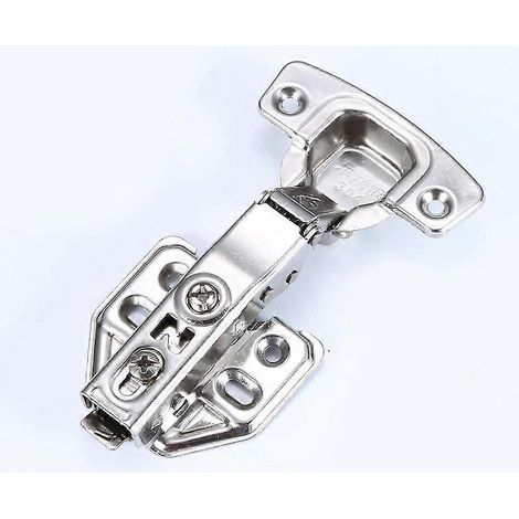 2 Stück Scharniere für Küchenschränke, Scharniere mit Soft-Close-Funktion für Schranktüren, Scharniere für Falttüren mit Schrauben, geräuscharme Vollauflagenscharniere für Schränke (1/5)