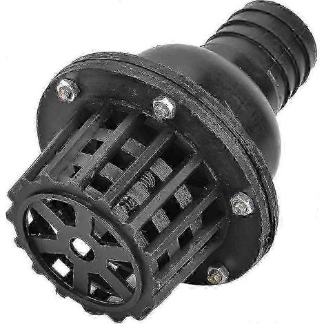 Soupape de fond de pompe à eau basse pression avec butée plate noire (1 pièce) (1/5)