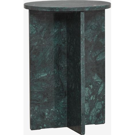 Mesa auxiliar redonda Ø35 cm en mármol Mencia SKLUM             