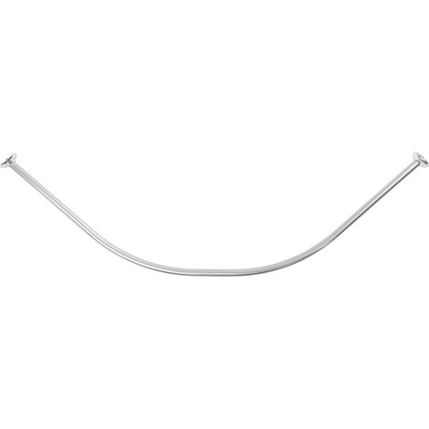 Barra doccia curva 90x90 cm in alluminio - cromo brillante - Tendance (1/3)