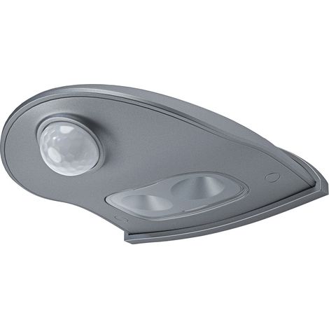 Osram LED-Außenleuchte Doorled Down mit Licht- & Bewegungssensor 10,25 cm kaltweiß silber