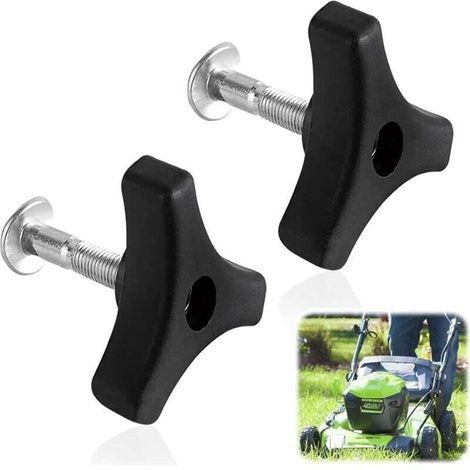 4 Pcs Boulons De Poignée De Tondeuse à Gazon, écrous Et Boulons Universels Pour Poignée De Tondeuse à Gazon, Accessoires Pour Tondeuse à Gazon, Pièces De Remplacement Pour Tondeuses (4)