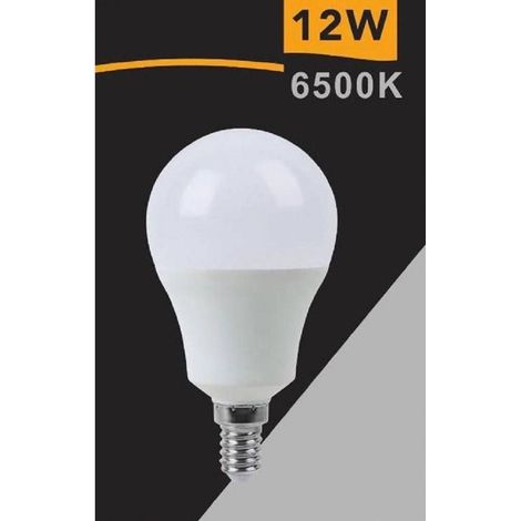 TrAdE Shop Traesio - Lampadina Led A60 E14 12 W Luce Fredda 6500k Calda 3000k Naturale 4000k A60t-12w - -Bianco Freddo -