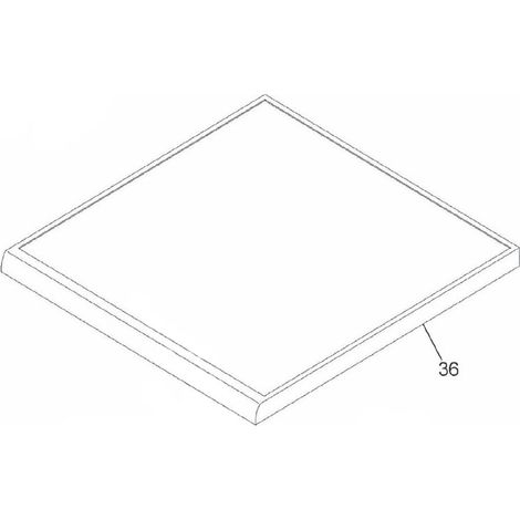 TOP DESSUS BLANC pour LAVE VAISSELLE CANDY - 41900045