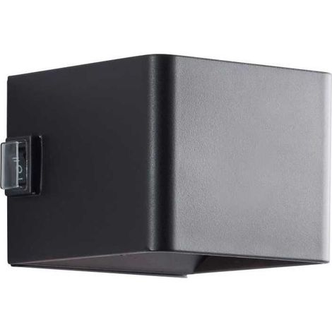 Applique magnétique d'extérieur - ISEO - BRILLIANT - Rechargeable - Noir - LED - Détecteur - 4W - 300lm - 3000K - USB