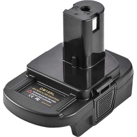 Adaptateur convertisseur de batterie Dewalt Milwaukee 20 V/18 V vers Ryobi 18 V (1/5)