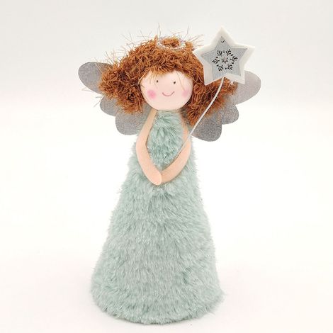Angel - Plush Decoration - Christmas Home Decor - For Table Display Or Gift - 1 Piece (1/3)