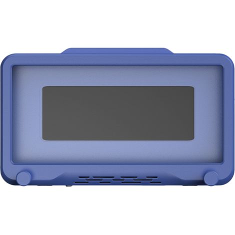 Supporto per cellulare da doccia/bagno, girevole a 360 gradi, non richiede forature, impermeabile, colore blu, da fissare a parete. (1/5)