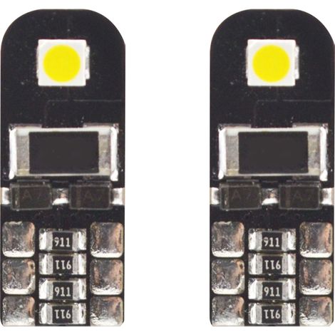 Coppia lampade lampadine canbus luce fredda 2 led SMD T10 auto 12V CA-39 (1/2)