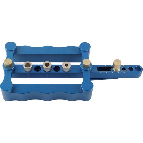 Guide de perçage pour tourillons en bois de 17 à 60 mm (0,7 à 2,4 po) avec positionneur pour le travail du bois (1/5)