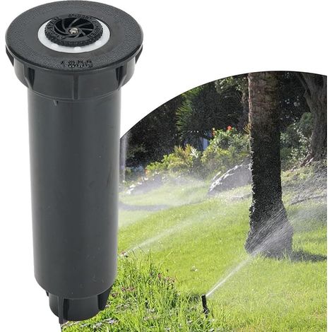 Convenient pop-up sprinkler with adjustable reach and threaded connection (1/5)