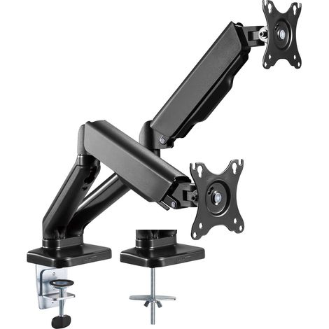 Techly Soporte de escritorio polivalente para dos monitores (1/3)