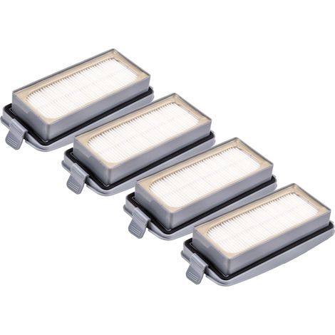 vhbw 4x filtro compatibile con Sprintus ERA TEC, PRO, iGO, EVO aspirapolvere - cassetta filtro HEPA grigio (1/4)