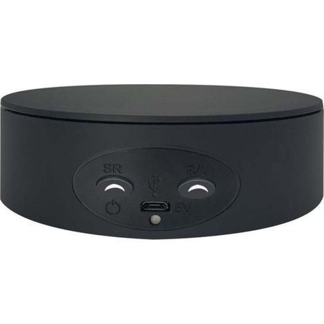 [NEVER USED] Electric Turntable, 360 Degree Electric Rotating Display Stand 13CM 5KG Electric Rotating Turntable with USB Charging 2 Speeds for