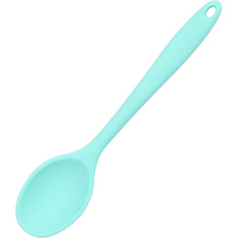 Cuillères de cuisine en silicone (lot de 3), cuillères à mélanger pour poêles antiadhésives, cuillères de cuisine pour cuisiner, pâtisser et mélanger, cuillères de service, spatules en silicone (1/5)