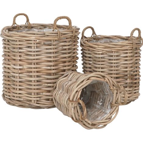 Burton paniers set de 3 naturel. (1/4)