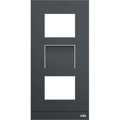 Platine 1/3 vidéo anthracite 2TMA220161B1004 ABB 41383CF-B