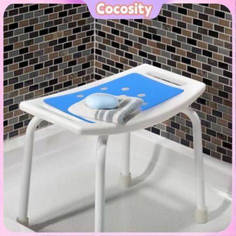 Housse Coussin Banc Douche - EVA Impermeable Antidérapant - Pour Chaise Douche Tabouret Salle De Bain - 355 x 240 mm - Lot De 2 (1/5)