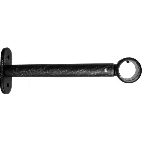 SET 2  SUPPORTI PARETE BASICO NERO-ARGENTO (1/2)
