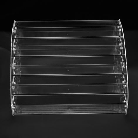 Mehrschichtiger, transparenter Acryl-Präsentationsständer, Organizer, Kosmetikaufbewahrungsbox, fünf Ebenen (1/5)