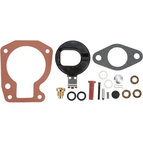 439070 Kit de reparación de carburador de 18 piezas, junta de carburador para motor fuera de borda resistente al desgaste, piezas de mantenimiento del motor (1/5)
