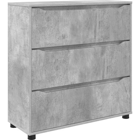 Maison Exclusive - Armadio 80 x 31 x 81 cm Legno ingegnerizzato Grigio cemento (1/5)