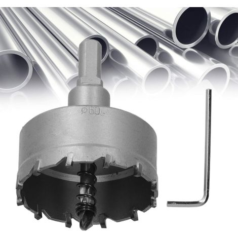 Scie cloche en carbure de 40 à 100 mm, foret TCT, scie cloche, scie cloche en carbure de 60 mm (1/5)