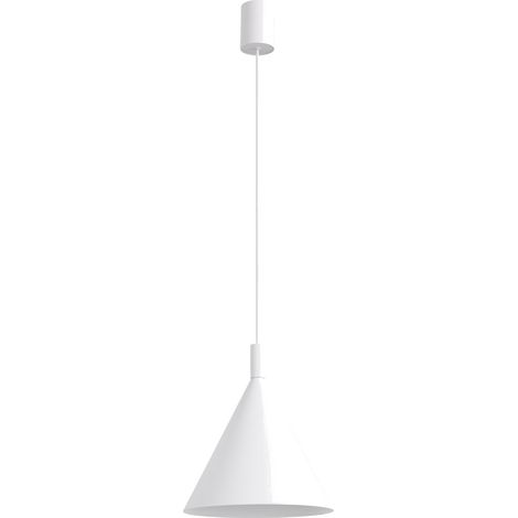 Hängeleuchten NOX weiß 1xE27 24.5cm Stahl Sollux (1/5)
