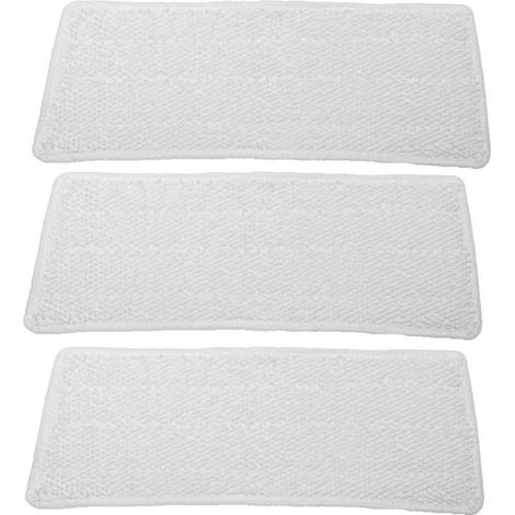 Lot de 3 housses de rechange lavables en microfibre compatibles avec le nettoyeur vapeur Vileda Steam XXL Power Pad (1/5)