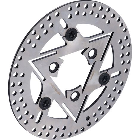 220-mm-Motorradbremsscheibe aus Edelstahl, halbschwimmend, universell, Kawasaki-kompatibel (1/5)