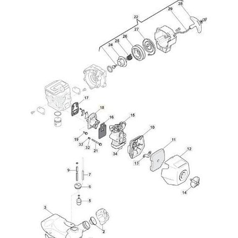 VALVOLA-ASSY-REED ORIGINALE STIGA - 118801788/0