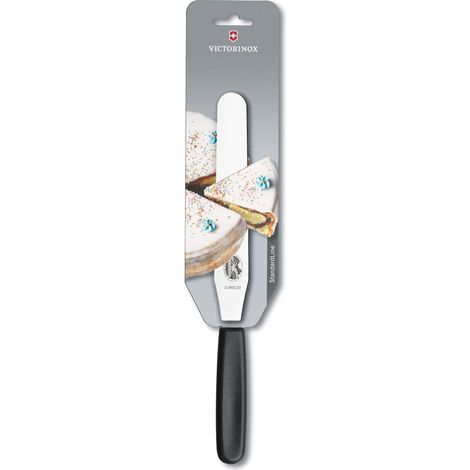 Spatola Acciaio Inox Victorinox Flessibile con Manico Nero per preparazioni delicate - V-5.2603.20B