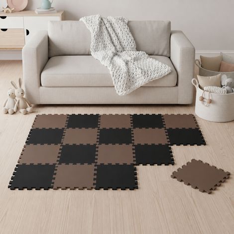 18 Teile Baby Kinder Puzzlematte ab Null - 30x30 Puzzle Spielmatte Krabbelmatte (1/5)