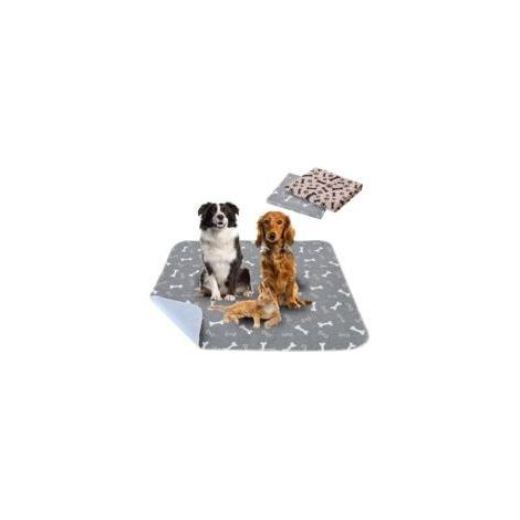 2 Pcs 80 70cm Tapis Educateur Chien Ultra Absorbant, Tapis pour Chien Lavable Antidérapant, Tapis de Dressage Réutilisable pour Chiot pour Chien/Chat/Lapin/Cochon d'Inde