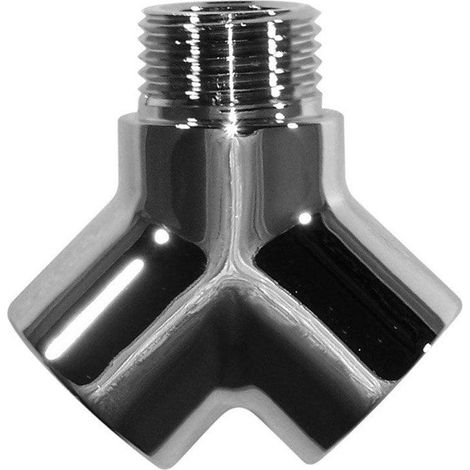 Benkiser 5221212 Raccord en laiton chrome 1/2 pouce