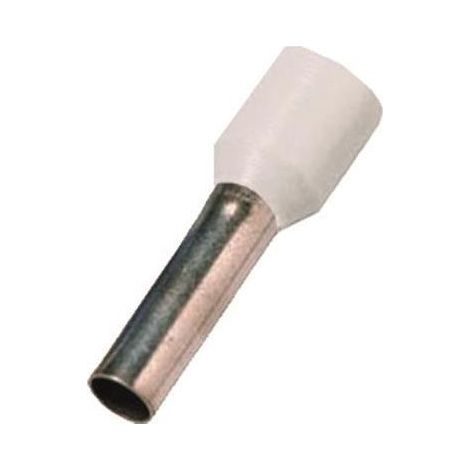 Intercable Aderendhülse ICIAE0510 0,5qmm 10mm verzinnt weiß 100 Stk (1/2)