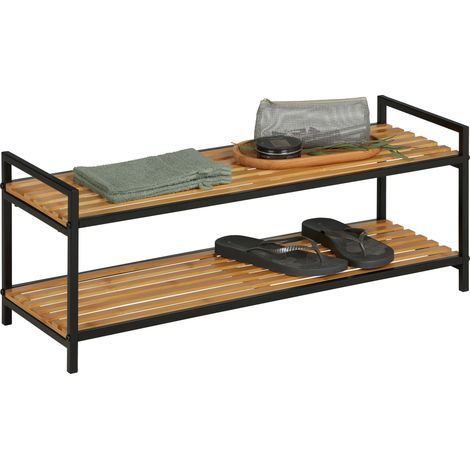 Mömax Schuhregal Azra II Naturfarben/Schwarz (1/5)