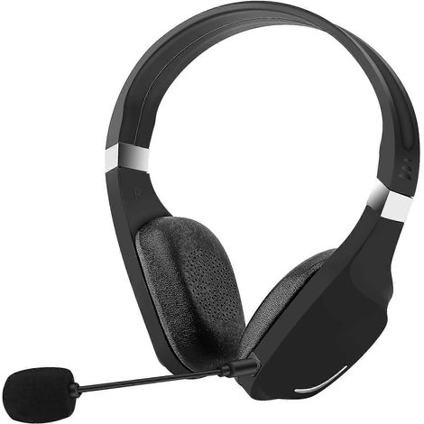 Casque de jeu sans fil Bluetooth, écouteurs stéréo pour le sport et la musique, longue autonomie, contrôle du volume, port de chargement USB (1/5)