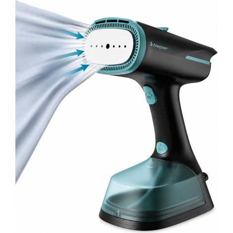 BEPER P204FER211 Fer à repasser vertical SteamGrip avec aspiration et vapeur, 1400 W, doté de la technologie SteamGrip, de 2 niveaux de vapeur, d'un réservoir de 270 ml, pour repasser sans planche, id (1/5)
