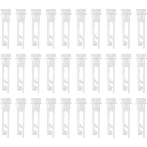 30 tiges de rechange blanches pour stores verticaux (tiges porte-stores verticaux) (1/5)